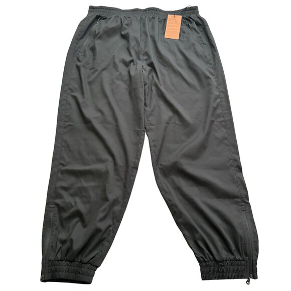 Girlfriend Collective Summit Track Pant XXL lightweight Black zip pockets new - Picture 3 of 16